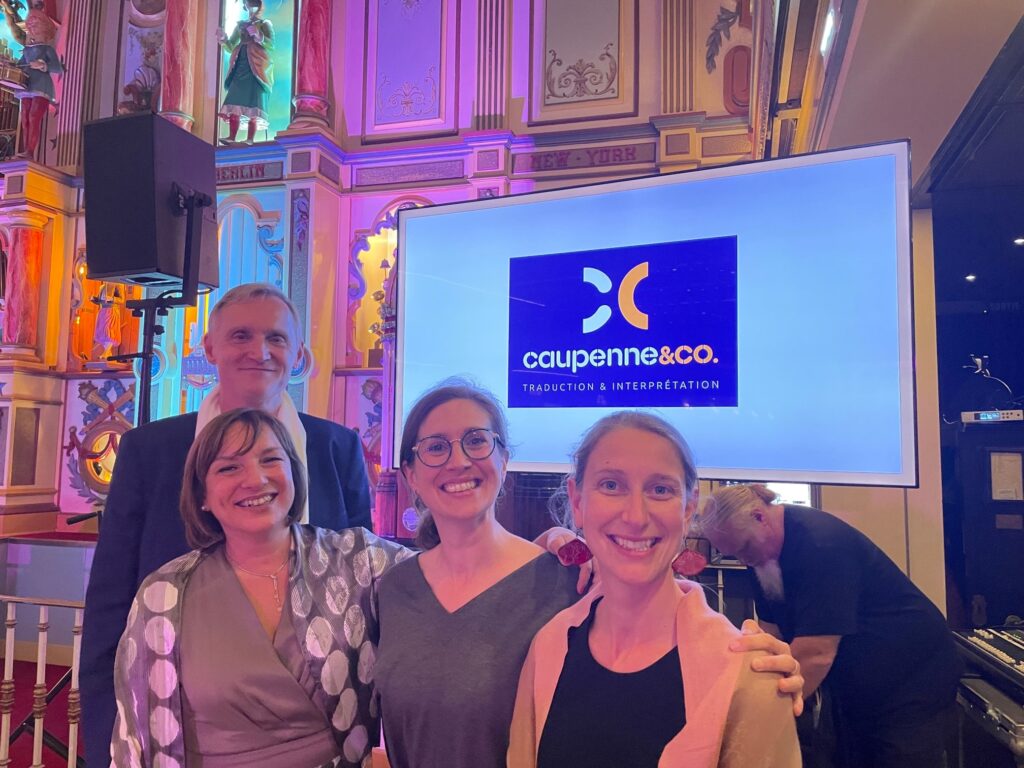 photo de l'&eacute;quipe &agrave; la soir&eacute;e de gala