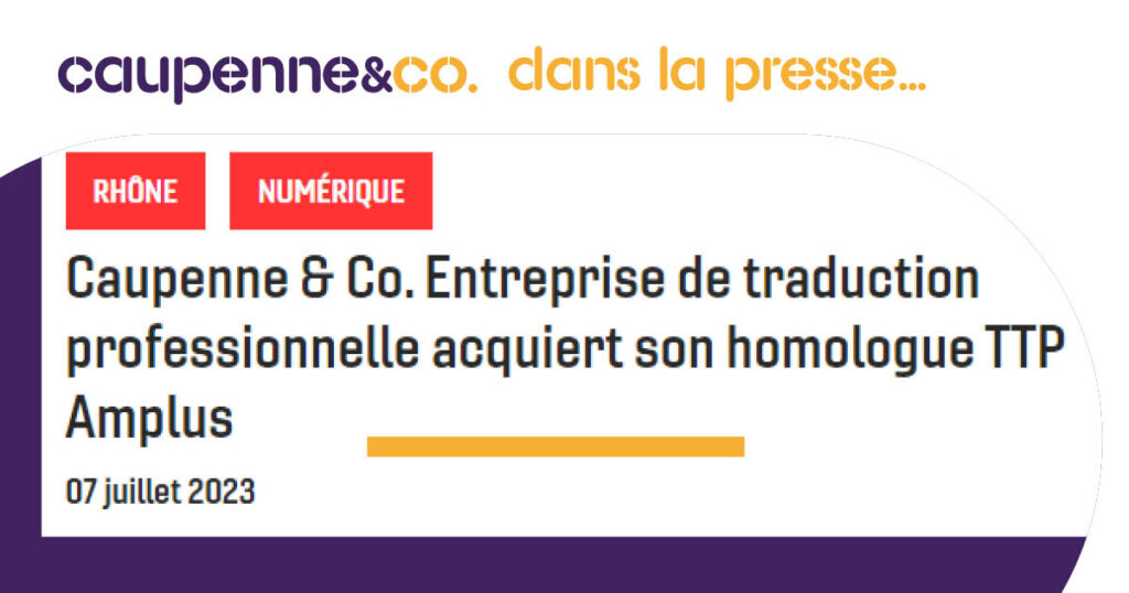 titre de l'article publié dans le Journal des Entreprises