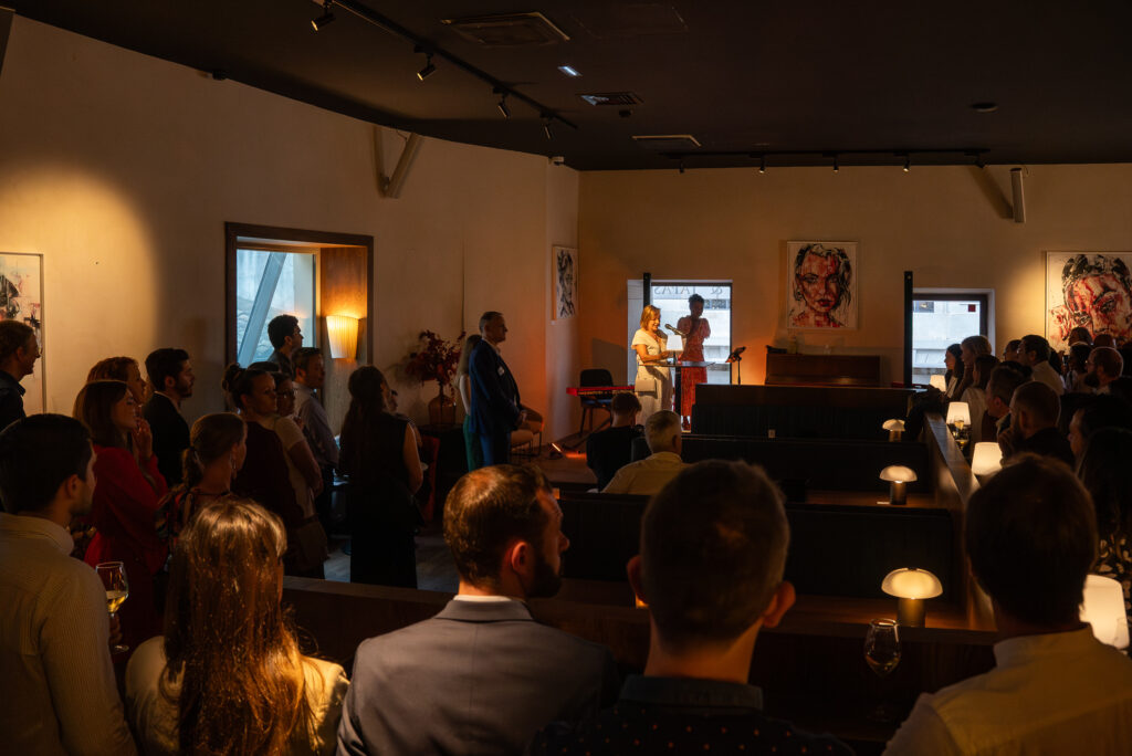 photo de la soir&eacute;e des 30 ans &agrave; l'h&ocirc;tel dieu - discours