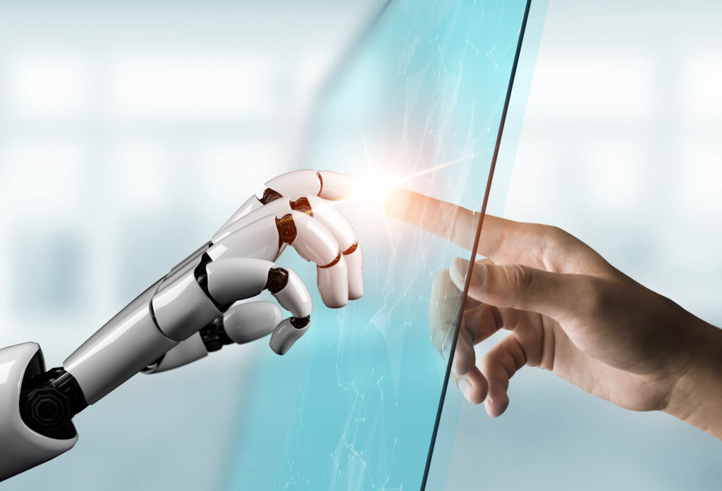Main robot + main humaine